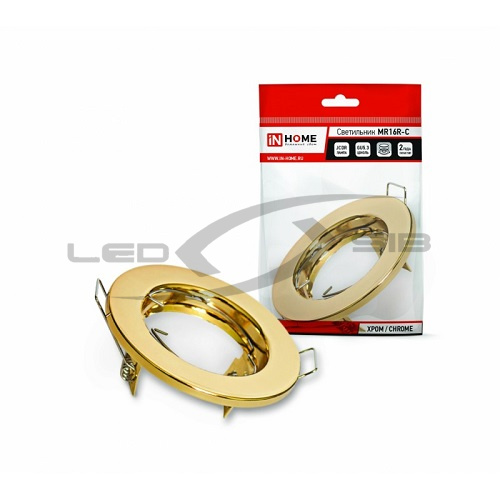 светильник встраиваемый mr16r-с металл под лампу jcdr gu5.3 12/230 в in home Светильник встраиваемый MR16R-С металл под лампу JCDR GU5.3 12/230 В IN HOME