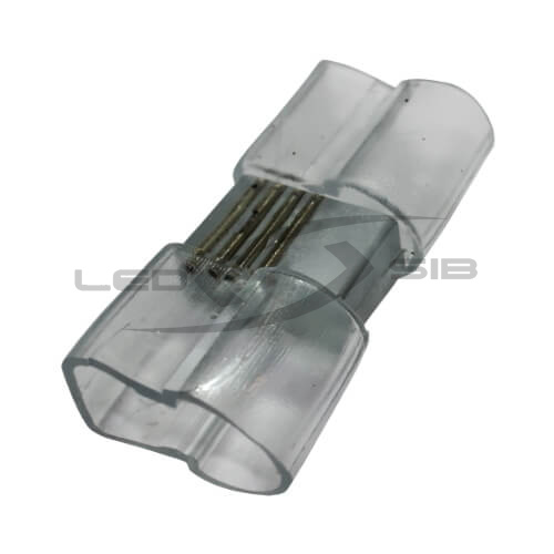 Соединитель прямой LS для гибкого  широкого неона RGB без иглы