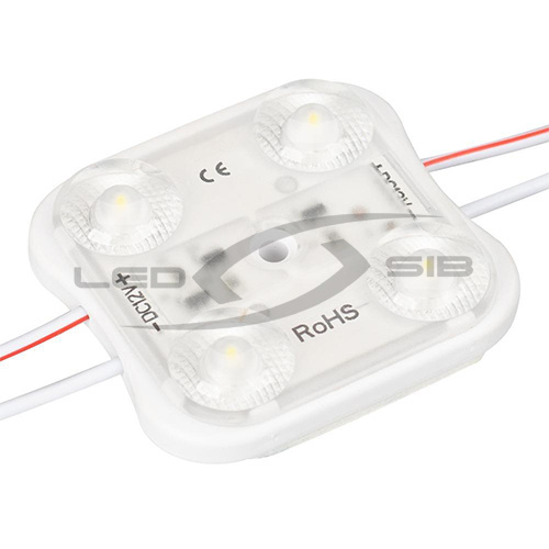 Светодиодный модуль LS VIVO NO NAME с линзой SMD 2835/4LED 45х42х11мм max 2W 240 Lm IP68 (пр.16,5см)