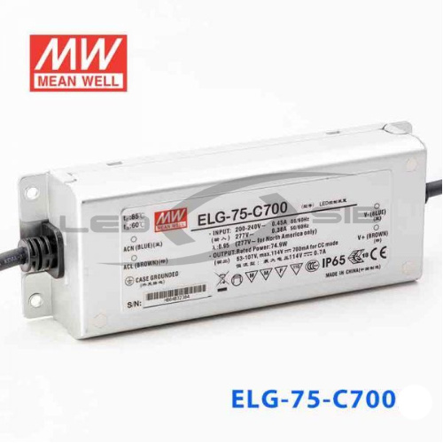 Блок питания Mean Well ELG-75-C700
