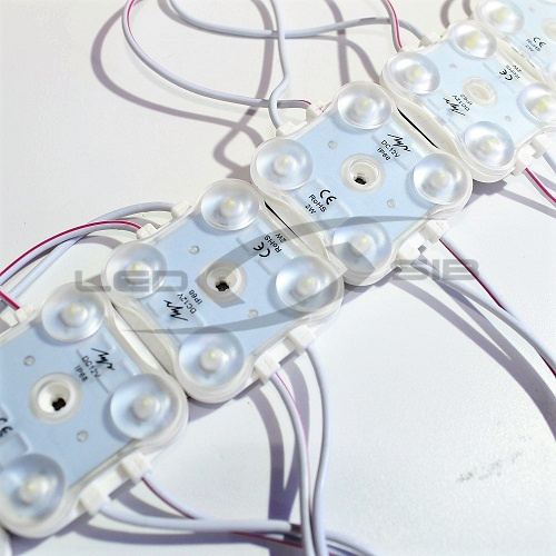 Светодиодный модуль LS VIVO "ЛУЧ V" с линзой SMD 2835/4LED 45х42х11мм max 2W 240Lm IP68 (пр. 16,5см)