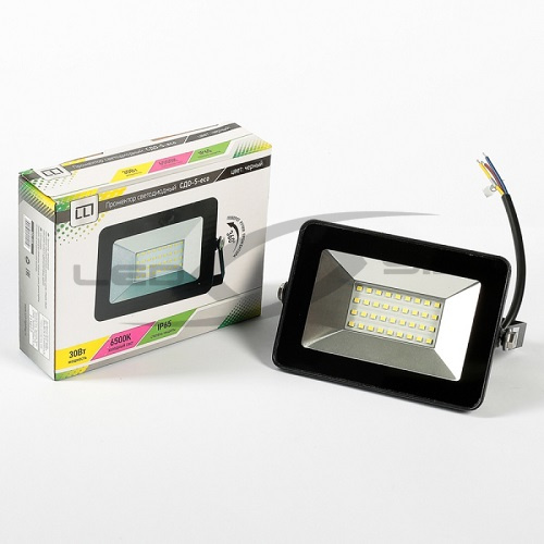 Прожектор сд СДО-5-eco  30W 230V 6500K 2250Lm IP65