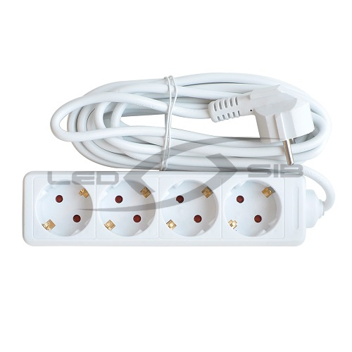 Удлинитель 4G-5-SMART 4-х местн 10А с з/к 5м 8345 IN HOME