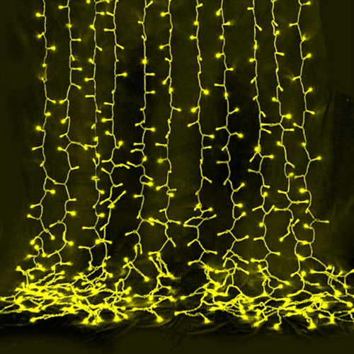 Дождь светодиодный LS, 2х3м, 220V, белый провод с контроллером