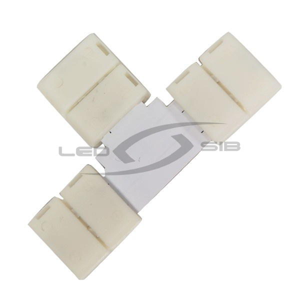 Коннектор Т- образный LS с защелками для одноцветных светодиодных лент шириной 10 мм 2PIN