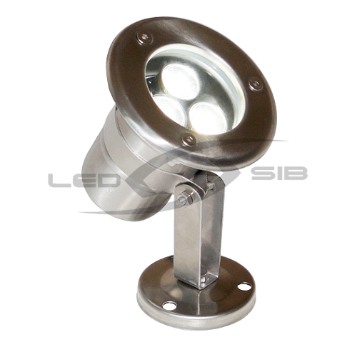 Светодиодный светильник LS для бассейна, фонтана RGB 3W 12-24V AC угол 45 градусов IP68