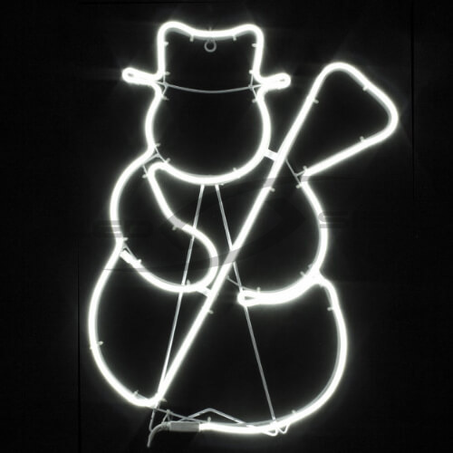 Снеговик с метлой LS Neo-Flex 220V длина 550 мм, ширина 28 мм