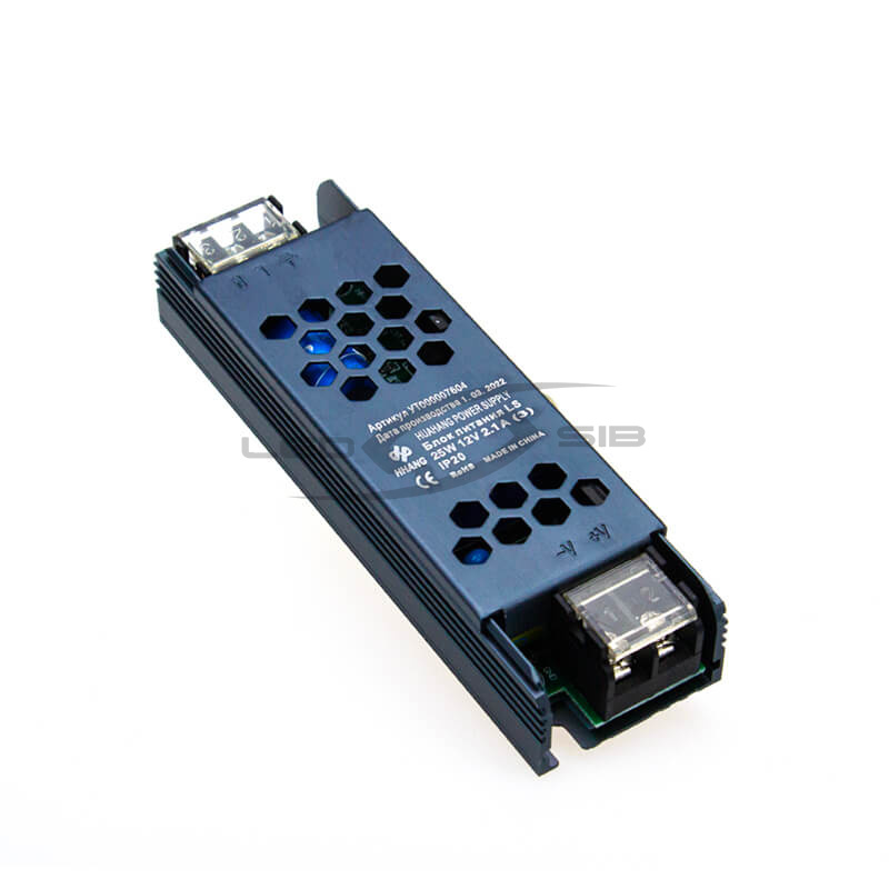 Блок питания LS серии SLIM 25W 12V 2A IP20  (Металлический корпус) 120*35*24мм 3Y HH