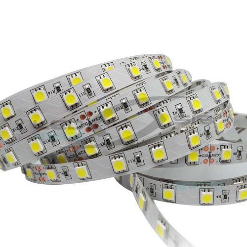 светодиодная лента ls smd 5050-300-24 ip33 840lm (двухслойная) Светодиодная лента LS SMD 5050-300-24 IP33 840Lm (двухслойная)