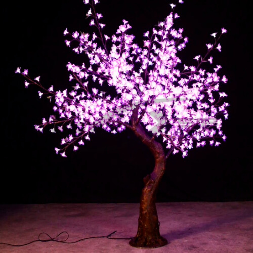 СД дерево "Сакура" LS 1800мм-2500мм 960Led (Толстый ствол) FUL COLOR