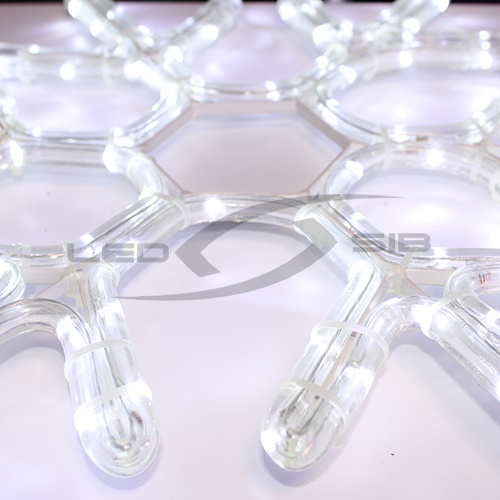 снежинка led ls на металлическом каркасе, 38 см, с контроллером 220v Снежинка LED LS на металлическом каркасе, 38 см, с контроллером 220V