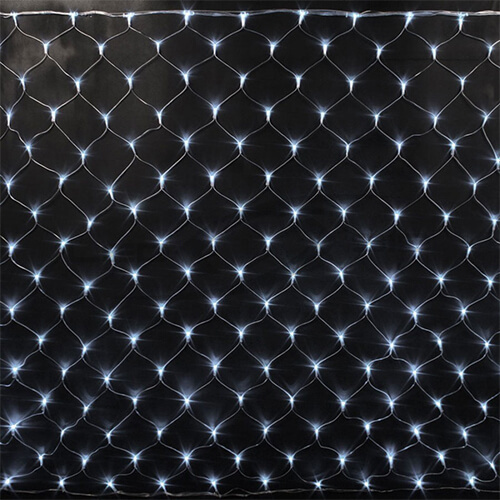 сетка ls 160 led, 1.5*1.5м, 220v ip55 ( прозрачный pvc провод 1,6мм) Сетка LS 160 LED, 1.5*1.5м, 220V IP55 ( прозрачный PVC провод 1,6мм)