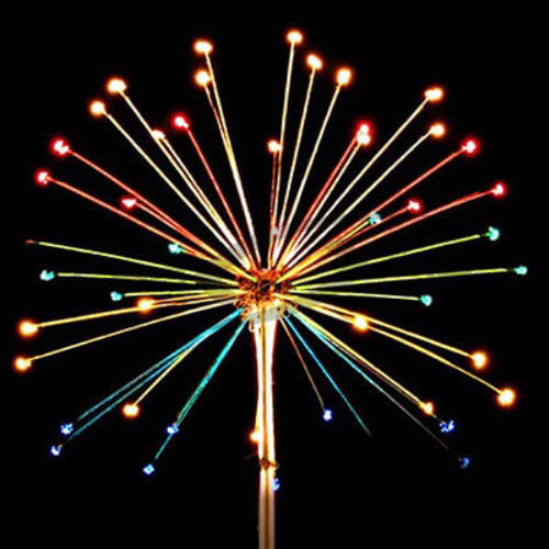 Светодиодная светодинамическая конструкция ФЕЙЕРВЕРК  Шар,36 лучей,D1500, IP65 мульти, 24V