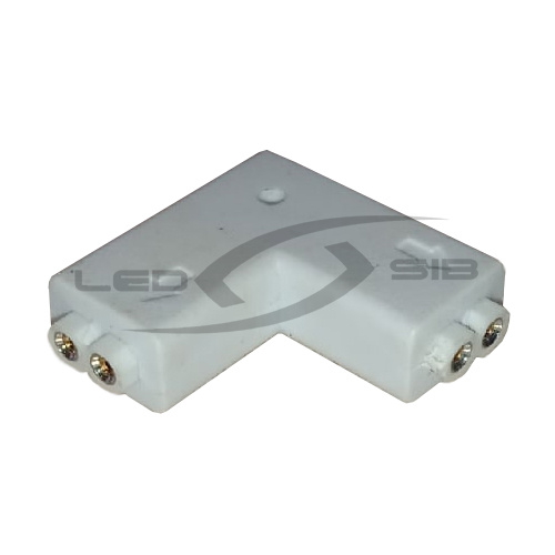 Коннектор L- образный LS для СД ленты 8мм 2PIN