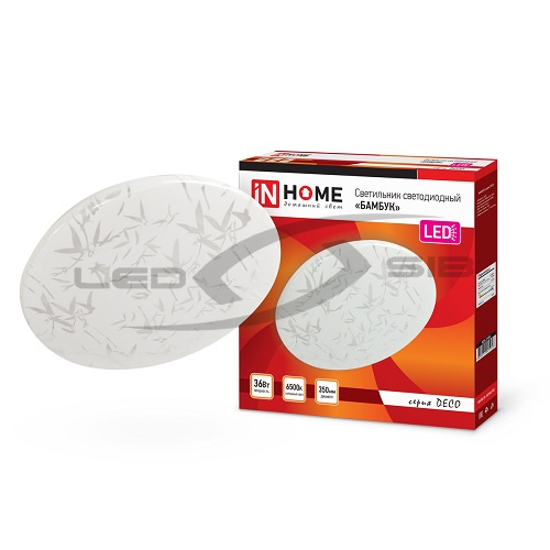 светильник cд deco 36w  2340lm 350мм бамбук in home Светильник cд DECO 36W  2340Lm 350мм БАМБУК IN HOME