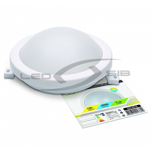 Светильник сд герметичный  СПП 3301 12W 230V 960Lm 150мм IP65 КРУГ