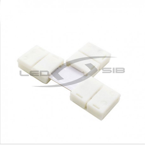 Коннектор T- образный LS с защелками для одноцветных светодиодных лент шириной 8 мм 2PIN