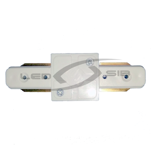 Коннектор для трекового светильника однофазный SC-1 прямой белый