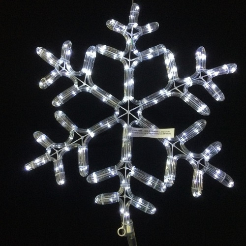 снежинка led ls на металлическом каркасе, 60 см, с контроллером 220v Снежинка LED LS на металлическом каркасе, 60 см, с контроллером 220V