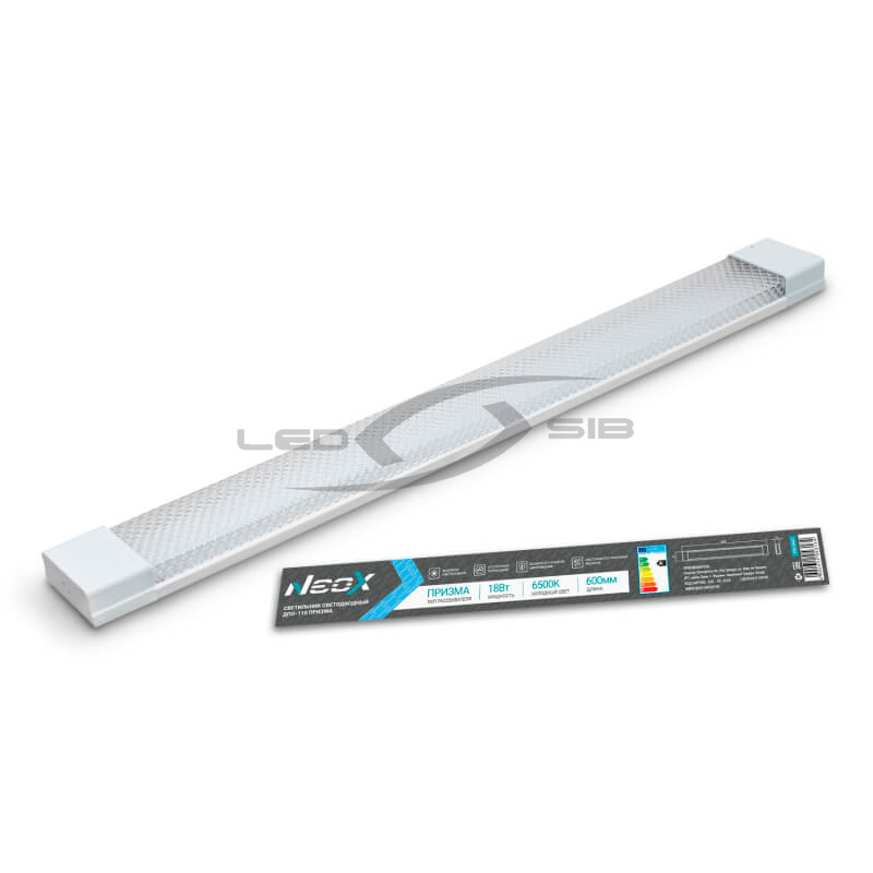 Светильник сд ДПО-110  ПРИЗМА 18W 230V 600мм IP40 NEOX